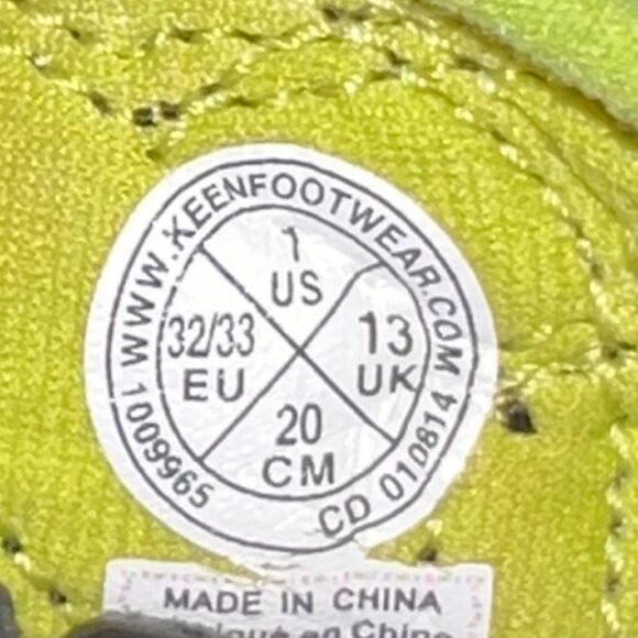 Keen Little Kids' Newport H2 Black/Yellow Sandal Size 12 - Picture 6 of 8